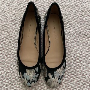 Zara Floral flats